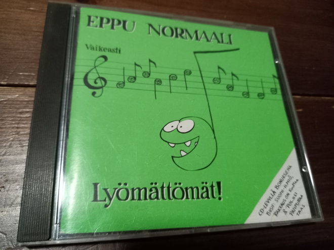 EPPU NORMAALI: LYÖMÄTTÖMÄT! kokoelma CD 1988