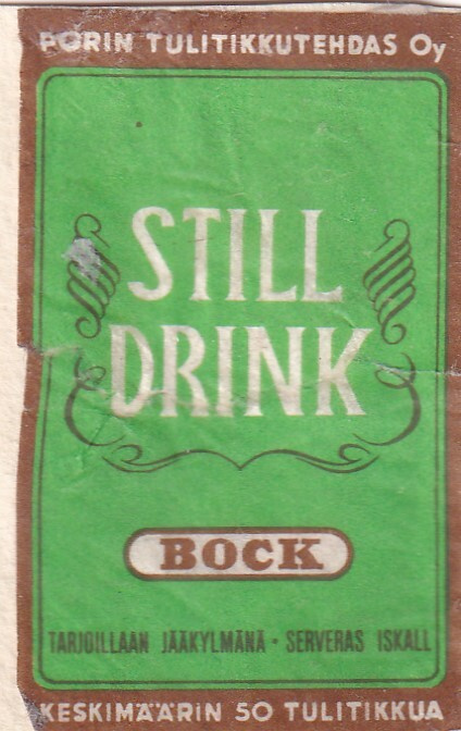 BOCK, Still Drink, tarjoillaan kylmänä , s77