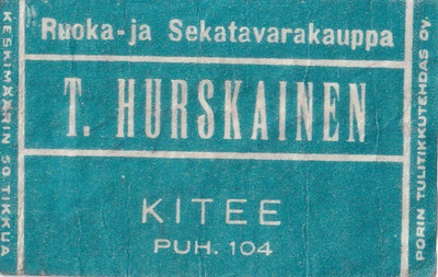Kitee, T. Hurskainen   s4/2