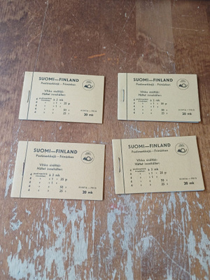 4x V2 1939 Postituoretta vihkoa.