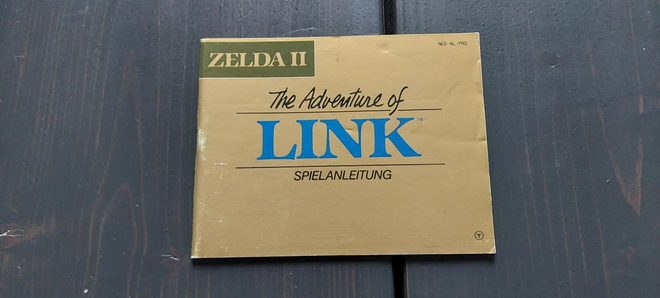 Nes Zelda II adventures of Link manuaali