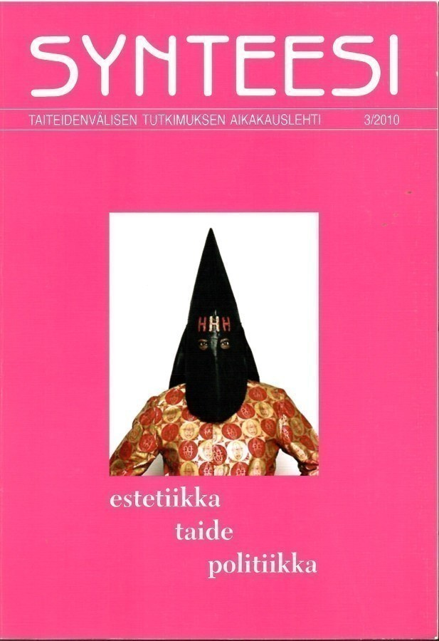 Synteesi Numero 3/2010 (Estetiikan teemanumero)