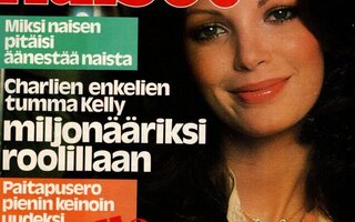 Me Naiset n:o 8 1979 Charlein enkeli. Eeva Joenpelto. Arto.