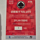 Blueline 25-26 Dylan Fabre signature gold - pikkukuva 2
