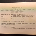 Kutsukortti Eliel Saarisen muistotilaisuuteen 1950 - pikkukuva 4