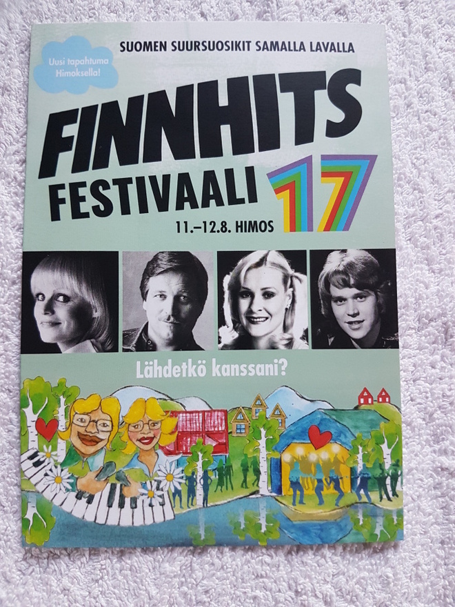 FINNHITS FESTIVAALI 17 POSTIKORTTI* HIMOS JÄMSÄ