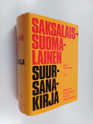 Lauri Hirvensalo : Saksalais-suomalainen suursanakirja