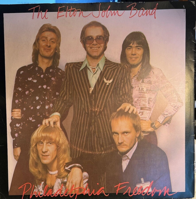 The Elton John Band - Philadelphia Freedom 7" single