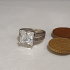 Design Hopea, Princess Cut kristalli sormus - pikkukuva 5