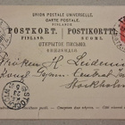 1901 10p Kivip, postikortti Ruotsiin, kielletty käyttö(1394) - pikkukuva 1