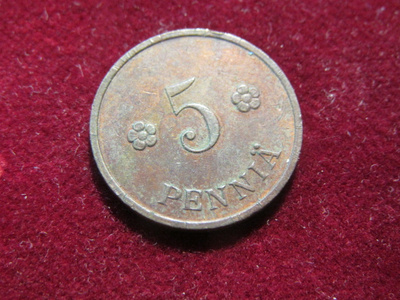 5 penniä 1934