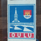 Oulu vintage kangasmerkki harvinainen - pikkukuva 1