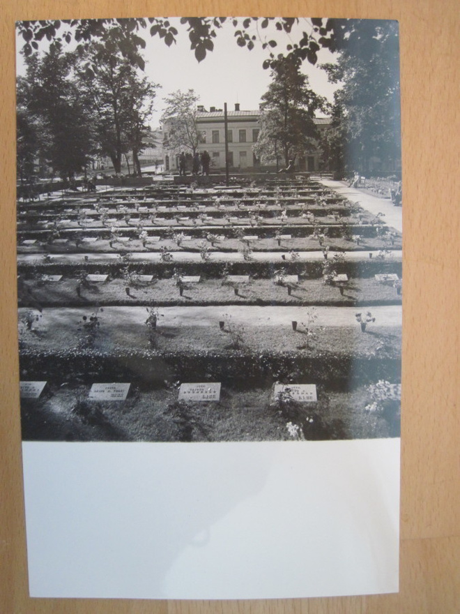 VANHA Valokuva Sankarihaudat Pori 1940-l