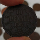 10 penniä 1867 - pikkukuva 2