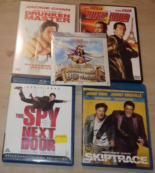 BLU-RAY / DVD Jackie Chan 6kpl