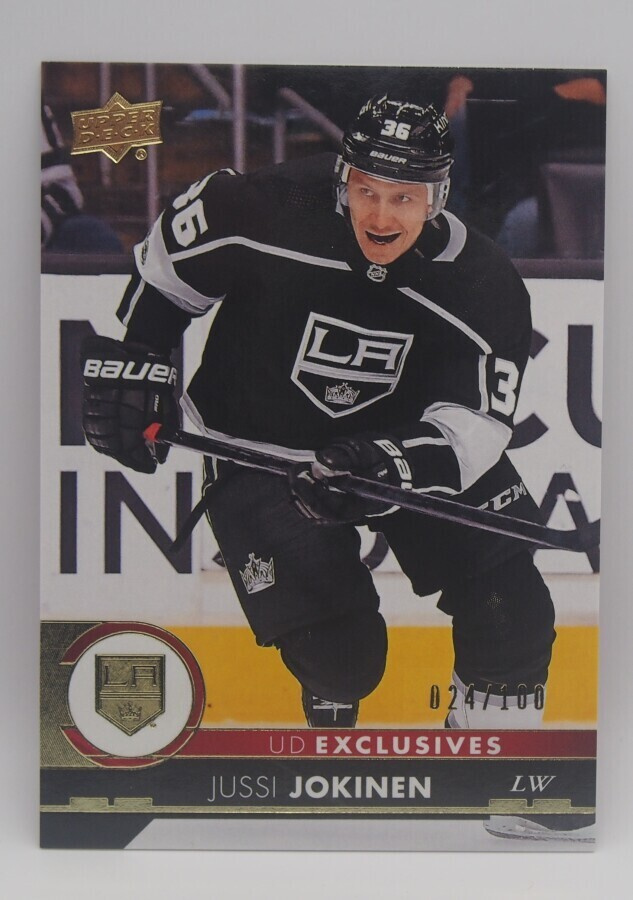 2017-18 UD Exclusives Jussi Jokinen /100