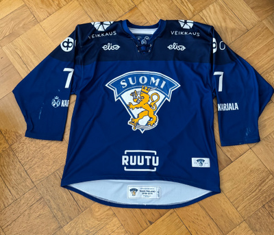 Leijonat Game Worn #7 Kaski 2018-2019