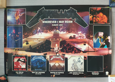 Metallica - Wherever I May Roam Europe '92 promojuliste
