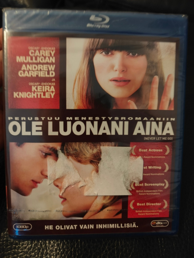 Ole Luonani Aina - Never Let Me Go (2010) Blu-ray Suomijulka