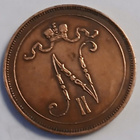 Nikolai II kupari 10 penniä vuodelta 1913. - pikkukuva 2