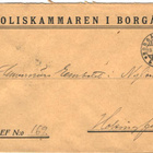 VAPAAPOSTI PORVOO N POLIISILAITOKSEN SINETTILEIMA - pikkukuva 1
