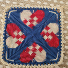 Patalappu, virkattu 17 x 17 cm - pikkukuva 1