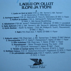 TAPIO RAUTAVAARA - Laulu On Ollut Iloni Ja Työni - pikkukuva 2