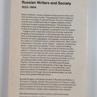 Ronald Hingley : Russian writers and society 1825-1904 - pikkukuva 2
