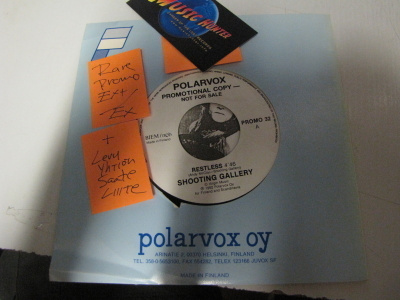 SHOOTING GALLERY - RESTLESS / TEENAGE BREAKDOWN 7'' PROMO