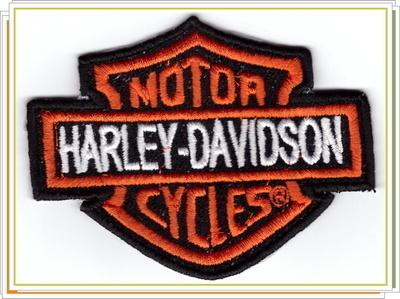 Harley Davidson -kangasmerkki / haalarimerkki, big