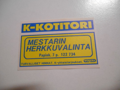 TT Etiketti K-Kotitori