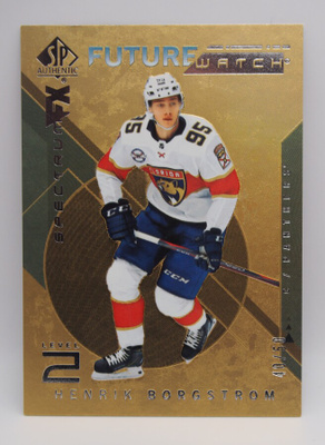 2018-19 Sp authentic Spectrum FX Gold Henrik Borgström /50