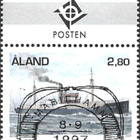 Åland 1997  Höyrylaivat 2,80 mk välilöpari logo EPL LaPe 131 - pikkukuva 1