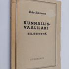Urho Kekkonen : Kunnallisvaalilaki selitettynä - pikkukuva 1