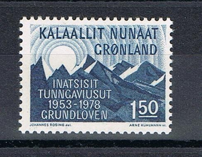Grönlanti 1978 - Perustuslaki 25 v.  ++