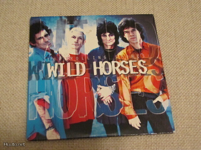 Rolling Stones Wild Horses edit 4:07 cds UK promo 1996