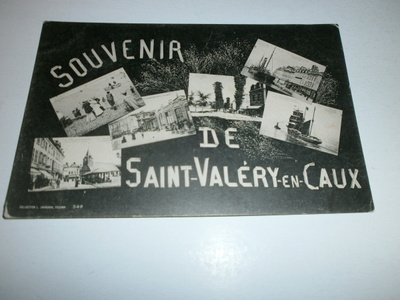 Saint-Valery-en-Caux, vanha mv monikuvakortti, ei p.
