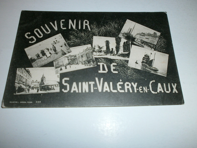 Saint-Valery-en-Caux, vanha mv monikuvakortti, ei p.