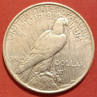 USA silver Peace Dollar 1922, kunto hyvä. (KD4) - pikkukuva 2