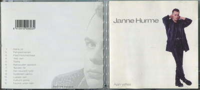 JANNE HURME . CD-LEVY . AJAN VALTIAS