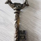 Vintage messinki pullonavaaja / Korkkiruuvi viinipullon - pikkukuva 1
