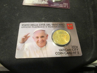 2014 Vatikaani CoinCard