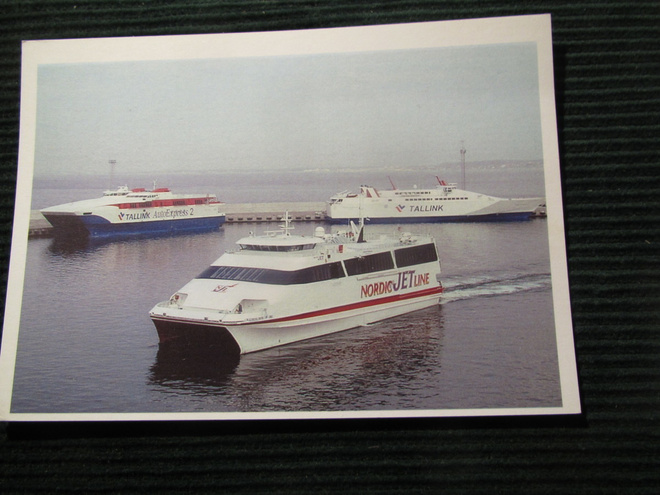 MS Autoexpress 2&Autoexpress 3&Baltic Jet. Laivapostikortti