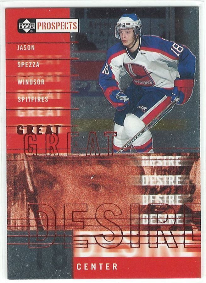 00-01 UD Prospects CHL Great Desire #GD1 Jason Spezza
