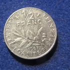 1/2 franc 1987.Ranska- France - pikkukuva 2