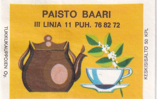 Helsinki. Paisto Baari, III Linja,  s106