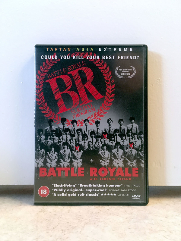 BATTLE ROYALE, Tartan Asia EXTREME, R0 DVD