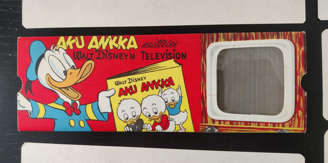 Aku Ankka tilaajalahja televisio 1955