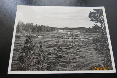 INARI 1961 KULKENUT KORTTI NRO 1581 FOTO: HARJU
