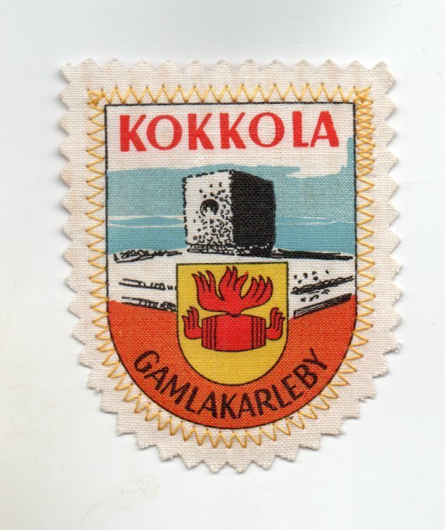 Kokkola: Matkailu /hihamerkki  (kangasta)